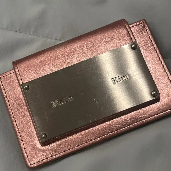 [BUNJANG] Matinkim Rose Gold Wallet / 마뗑킴 지갑 로즈골드