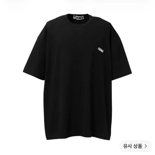 [BUNJANG] Comme des Garçons CDG Patch Logo Short Sleeve T-Shirt XL Black / [새상품/XL] CDG 꼼데가르송 패치 로고 반팔 티셔츠