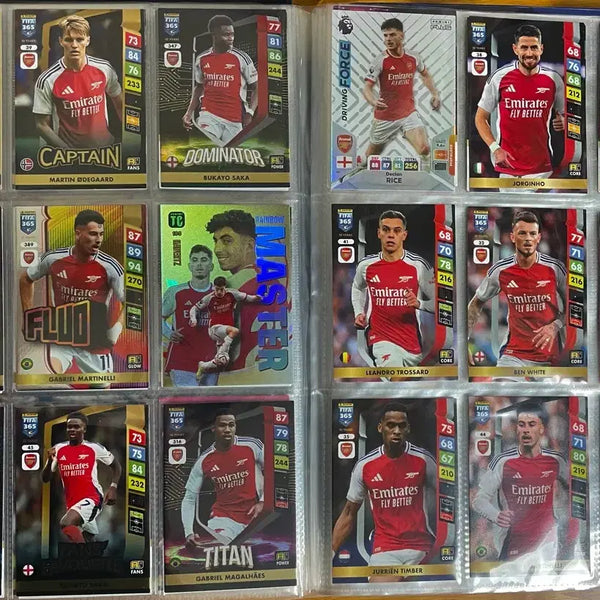 [BUNJANG] Arsenal FC EPL Champions Team Set Panini Football Cards / 아스날 EPL 우승팀 세트 컬렉션 파니니 축구카드