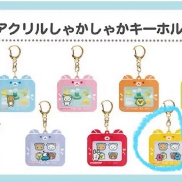 [BUNJANG] Rilakkuma Neo Kuji F Prize Acrylic Shake Shake Keychain / 리락쿠마 네오 쿠지 f상 아크릴 샤카샤카 키링