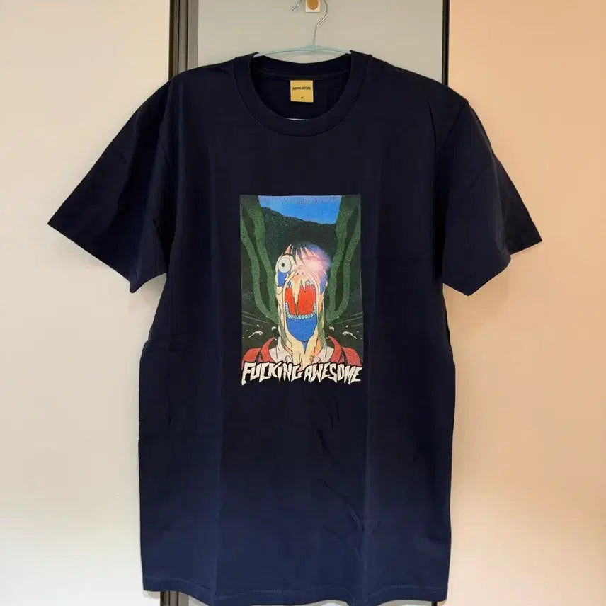 [BUNJANG] Fucking Awesome T-Shirt Navy (M) / 퍼킹어썸 반팔 티셔츠(M)
