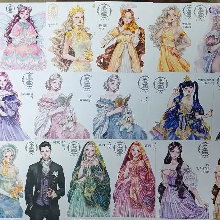 [BUNJANG] Orgel Melody Kim Jangmi Character Stickers Set / 오르골멜로디 김장미님 인물인스 장당 300원에 판매해요