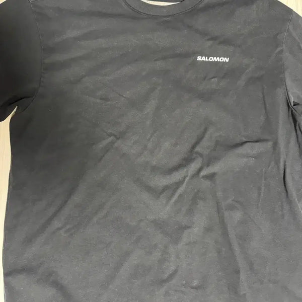 [BUNJANG] Salomon Fleurs Black Short Sleeve T-Shirt L / 살로몬 플뢰르 반팔 블랙 L