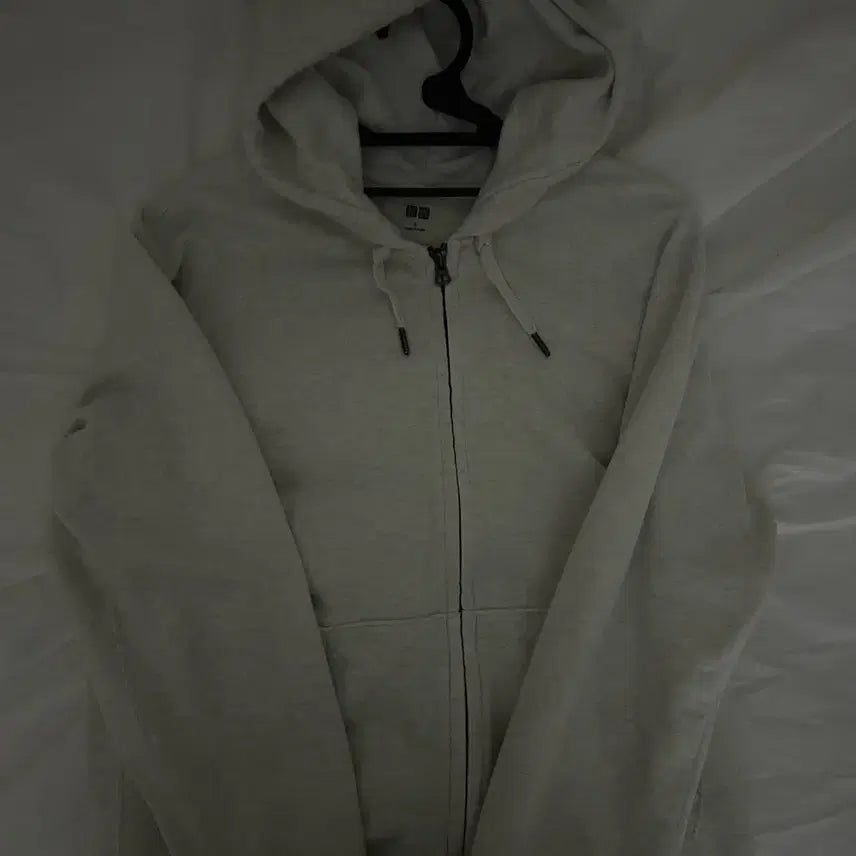 [BUNJANG] Uniqlo Back Mélange Hooded Zip-Up Jacket / 유니클로 백메란지 후드집업