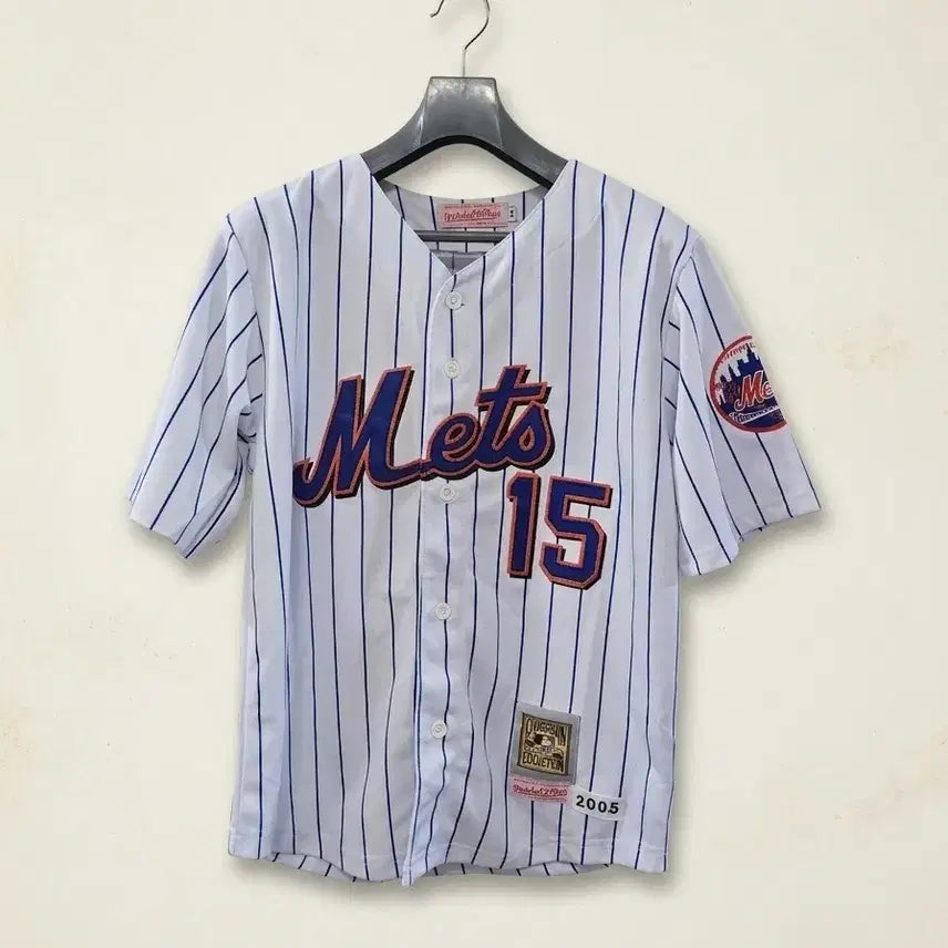 [BUNJANG] Mitchell & Ness New York Mets Carlos Beltran #15 2005 Authentic Jersey Size 44 / 미첼앤네스 2005 뉴욕 메츠 카를로스 벨트란 15번 유니폼 95