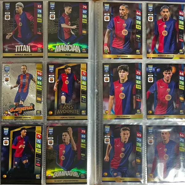 [BUNJANG] Panini Football Card Barcelona Yamal Team Set Collection / 바르셀로나 야말 팀 세트 컬렉션 파니니 축구카드