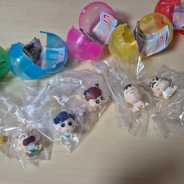 [BUNJANG] Crayon Shin-chan Baby Gacha Figure Set (5 Types) / 짱구는 못말려 아기 베이비 가챠 피규어 5종 세트