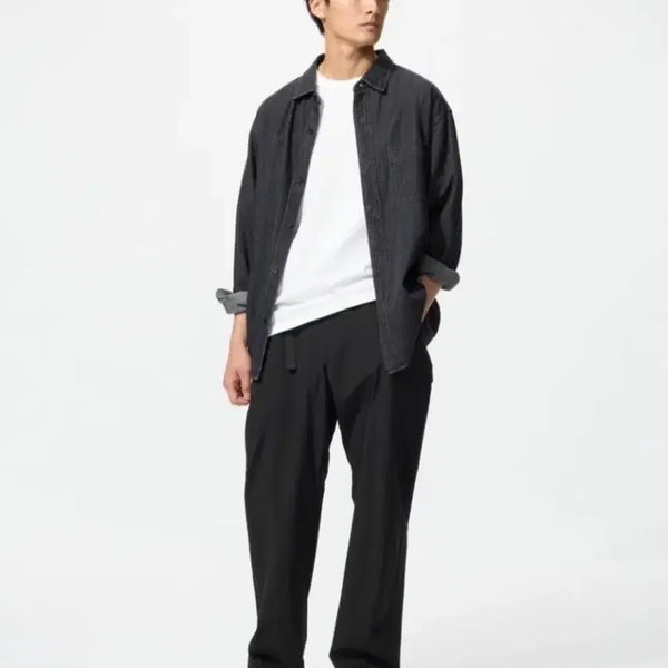 [BUNJANG] Uniqlo Gear Pants Black / [S]유니클로 기어팬츠