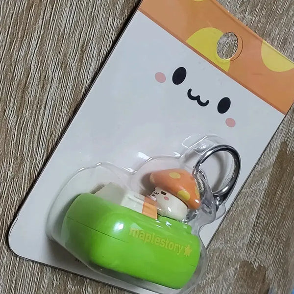 [BUNJANG] MapleStory Orange Mushroom Keyring / 메이플스토리 메이플 주황버섯 키랩 키링 미개봉