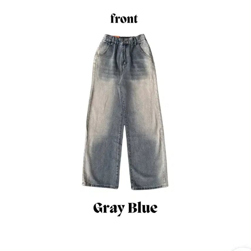 [BUNJANG] A-bly Distressed Straight Fit Jeans (Size M) / 에이블리 청바지 (때청, M사이즈)