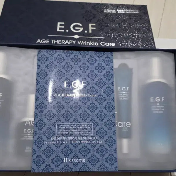 [BUNJANG] It's Skin EGF Age Therapy Wrinkle Care 5-Piece Set / 잇츠스킨 이지에프 에이지 테라피 링클케어 5종 세트