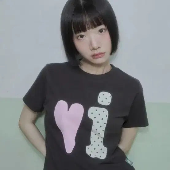 [BUNJANG] Video Jockey Deep Brown Short Sleeve T-Shirt / 비디오자키 딥브라운 반팔 티셔츠