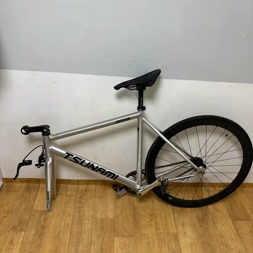 [BUNJANG] Tsunami SNM100 Silver Fixed Gear Bicycle Frame / 쓰나미 snm100 실버 반차