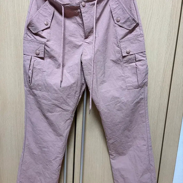 [BUNJANG] Nylon Cargo Jogger Pants - Size S / 여성카고팬츠 나일론S