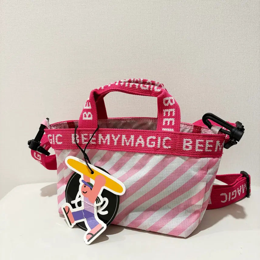 [BUNJANG] Be My Magic Tote Bag with Cross Strap / 비마이매직  토트백 (크로스끈 포함)