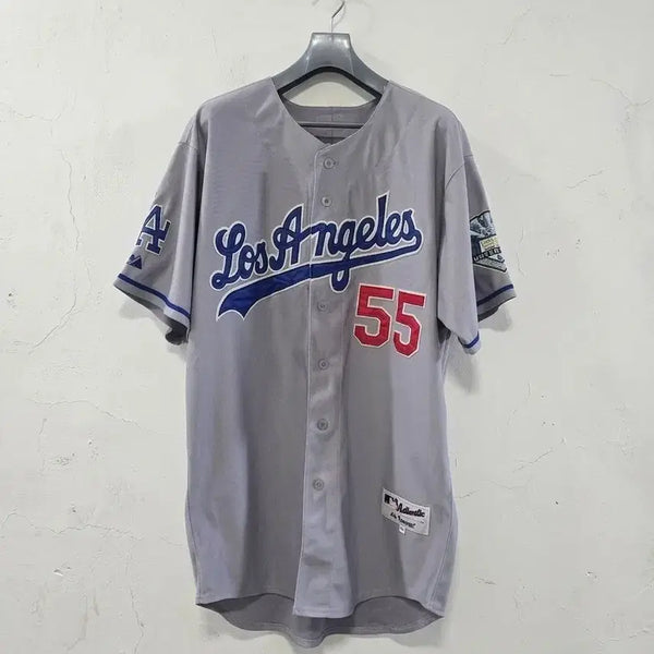 [BUNJANG] LA Dodgers Majestic Russell Martin #55 Authentic Baseball Jersey 2XL / LA 다저스 마제스틱 러셀 마틴 55번 유니폼 2XL