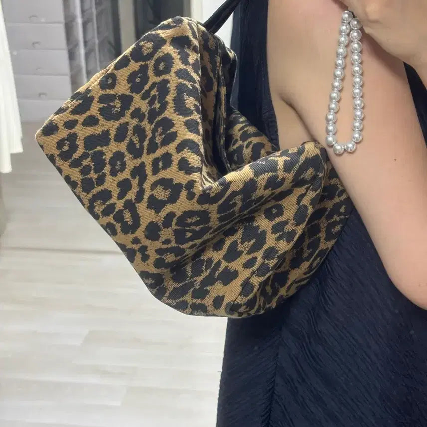 [BUNJANG] Mardi Mercredi LE SAC Leopard Tote Bag Shoulder Bag / 마르디 메크르디(Mardi Mercredi) LE SAC 르삭 레오파드 토트백 숄더백
