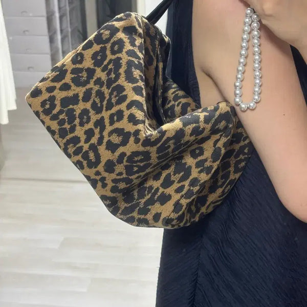 [BUNJANG] Mardi Mercredi LE SAC Leopard Tote Bag Shoulder Bag / 마르디 메크르디(Mardi Mercredi) LE SAC 르삭 레오파드 토트백 숄더백
