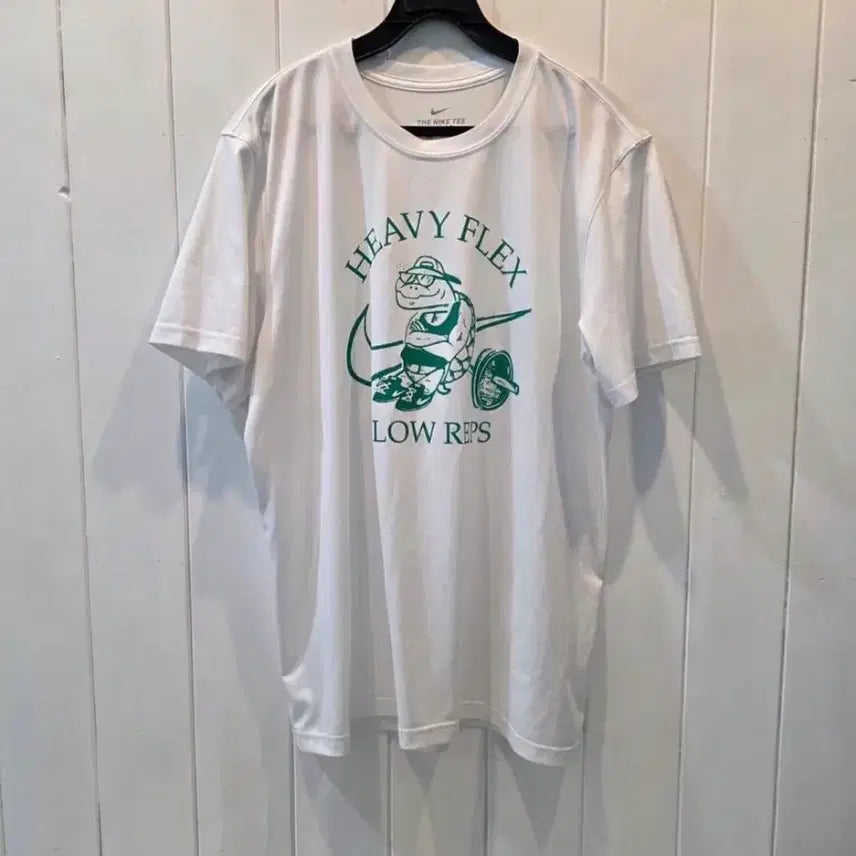 [BUNJANG] Nike White Short Sleeve T-Shirt (L) / [NIKE] 나이키 반팔티