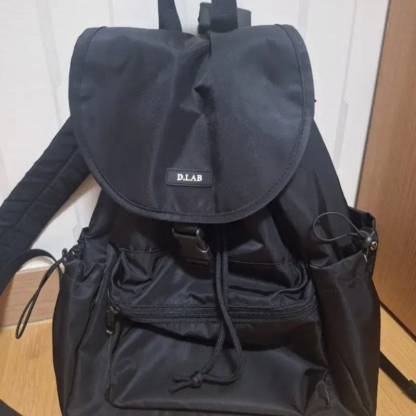 [BUNJANG] D Lab Becky Backpack Jet Black / 디랩 베키백팩 제트블랙
