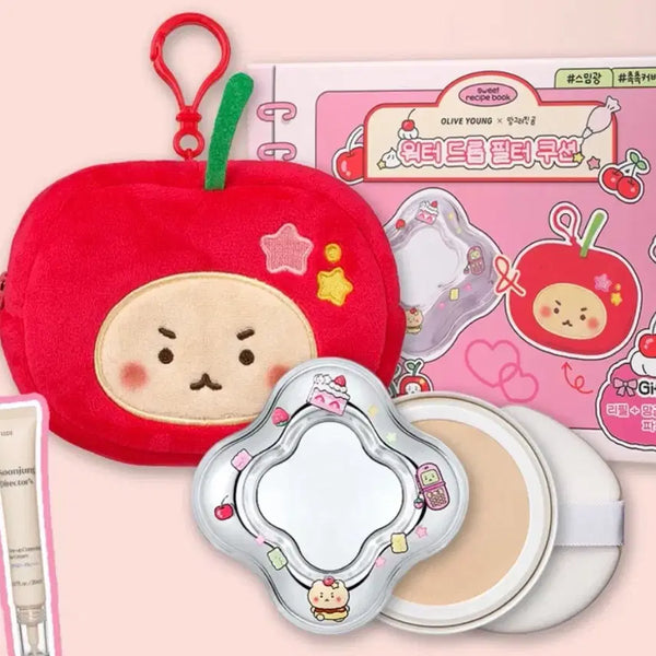 [BUNJANG] Etude Water Drop Filter Cushion 19 Porcelain / 망곰 콜라보 에뛰드 워터 드롭 필터 쿠션 19 포슬린