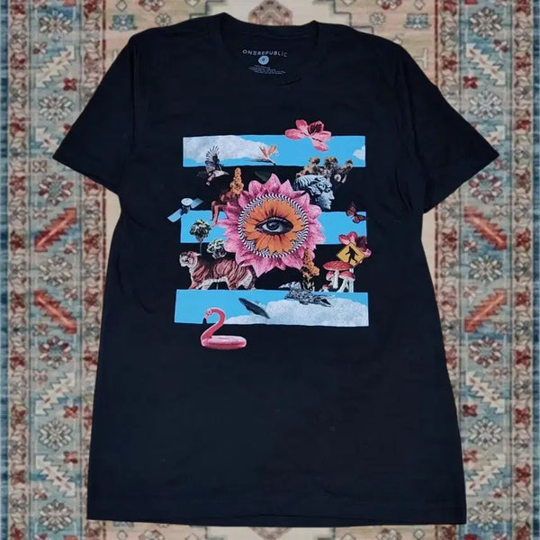 [BUNJANG] OneRepublic 2022 Never Ending Summer Tour Black Graphic T-Shirt (Size S) / 원리퍼블릭 2022 투어 블랙 그래픽 티셔츠 S