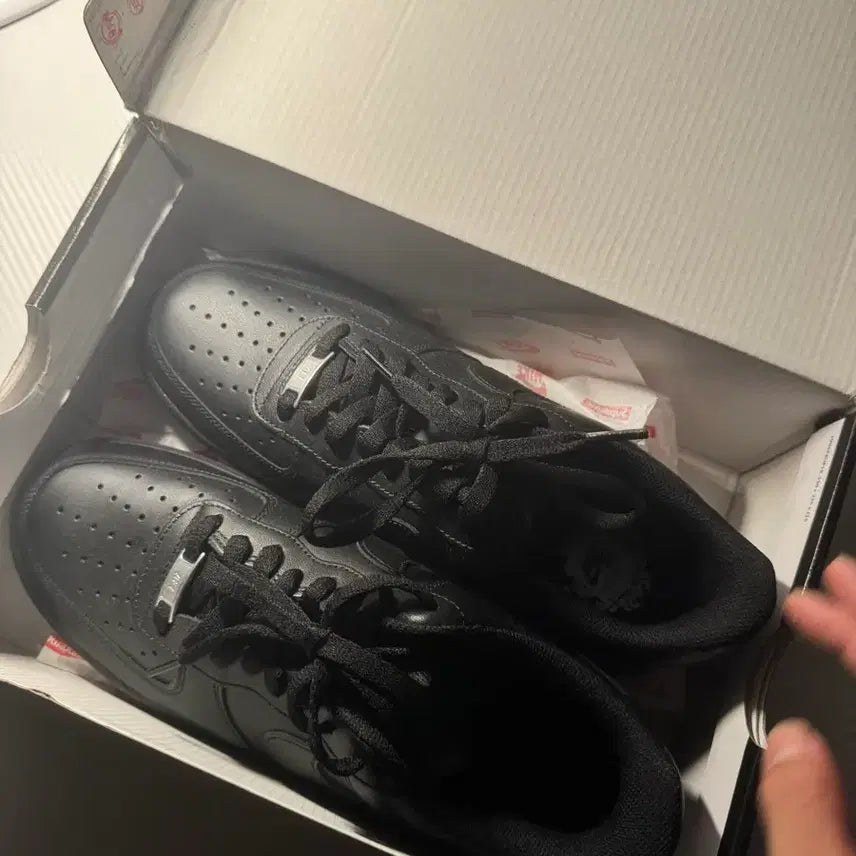 [BUNJANG] Nike Air Force 1 '07 Black / 에어포스 블랙  275