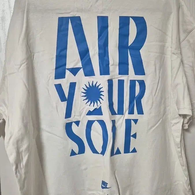 [BUNJANG] Nike Air Short Sleeve T-Shirt White / 나이키 에어 반팔 티셔츠 화이트