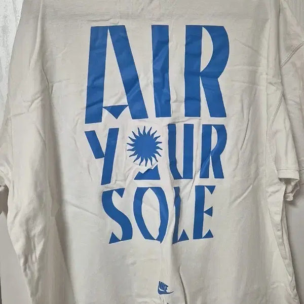 [BUNJANG] Nike Air Short Sleeve T-Shirt White / 나이키 에어 반팔 티셔츠 화이트