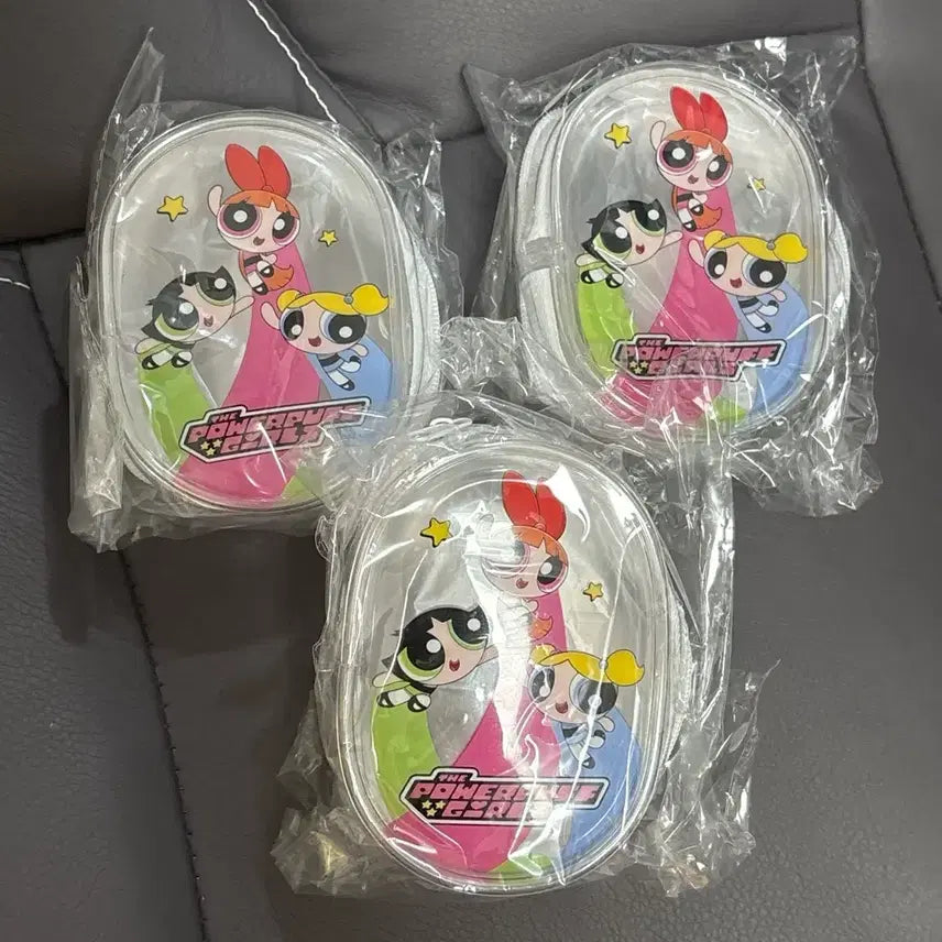 [BUNJANG] Powerpuff Girls Transparent Pouch / 파워퍼프걸 투명파우치