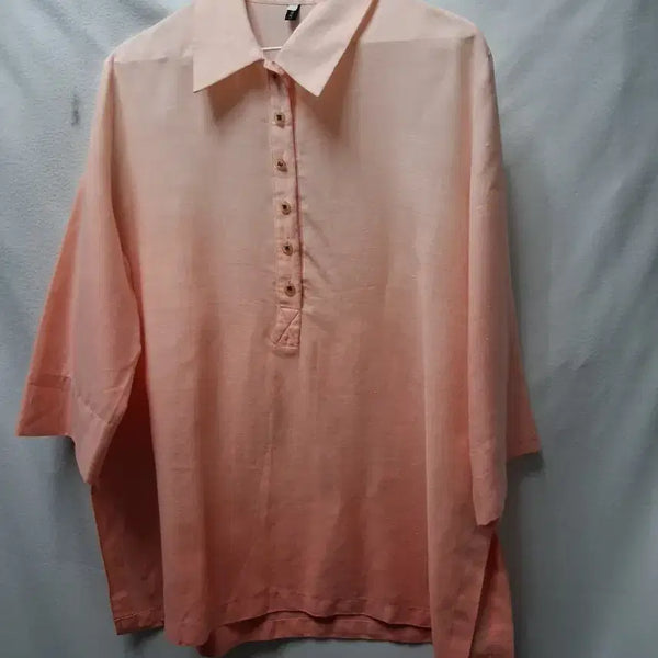[BUNJANG] Coral Pink Blouse Size 88 / 코랄 핑크 셔츠88