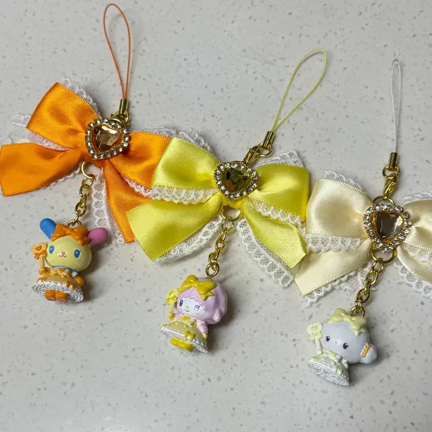 [BUNJANG] Sanrio Ribbon Strap Keychain / 산리오 리본 스트랩 키링 판매