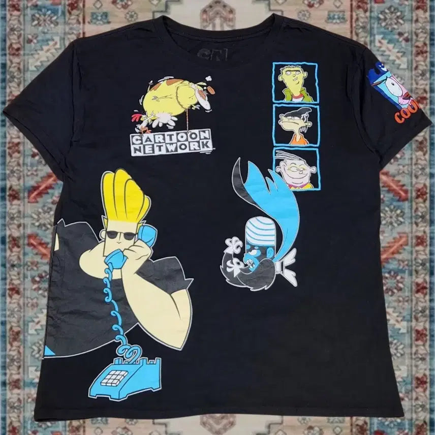 [BUNJANG] Cartoon Network 90s Old School Character Graphic T-Shirt L / 카툰네트워크 90s 올드스쿨 캐릭터 그래픽 티셔츠 L