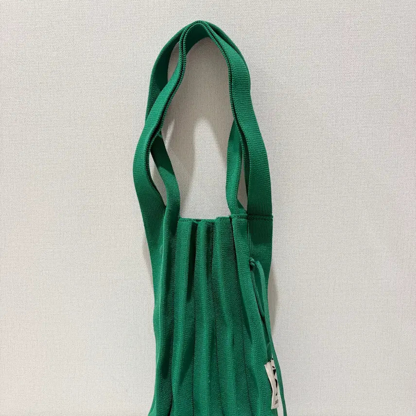 [BUNJANG] Joseph & Stacey Pleats Knit Bag (S Size) / 조셉 앤 스테이시 플리츠 니트백