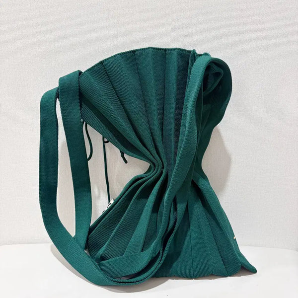 [BUNJANG] Joseph And Stacey Pleats Knit Bag M Size / 조셉앤 스테이시 플리츠 니트백 M사이즈
