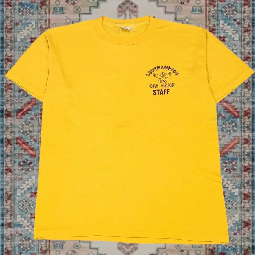 [BUNJANG] 90s Made in USA Southampton Day Camp Staff T-Shirt, Size L / 90s Made in USA사우샘프턴 데이 캠프 스태프 티셔츠 L