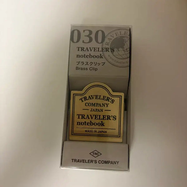 [BUNJANG] Traveler's Notebook Brass Clip Narita Airport Limited Edition / 트래블러스노트북 브라스 클립