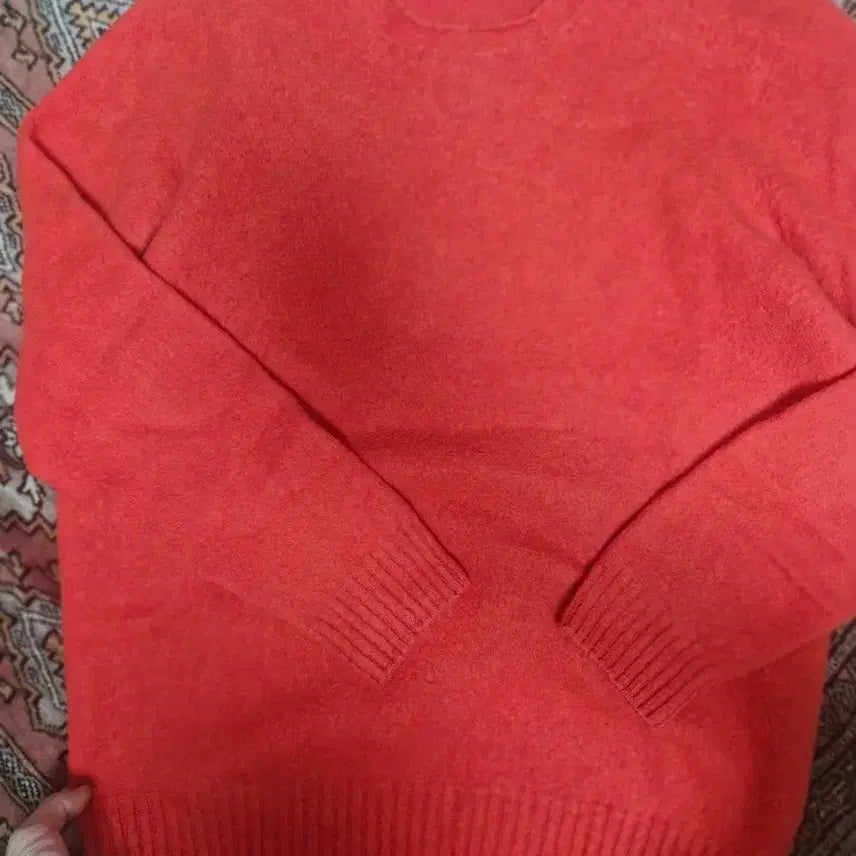 [BUNJANG] Drumohr Orange Wool Knit Sweater / 드루모어 울 니트
