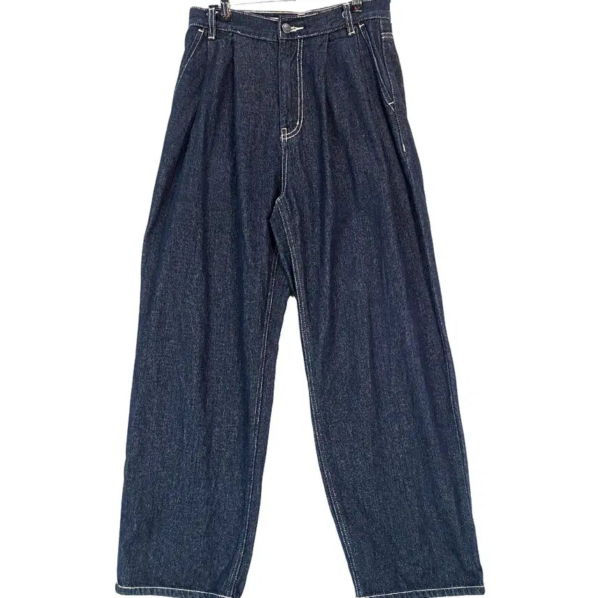 [BUNJANG] 8 Seconds Women's Ame-Cazi Balloon Fit Jeans (26, Dark Indigo) / 에잇세컨즈 여성 아메카지 벌룬핏 청바지 26 진청 최신상품 25626