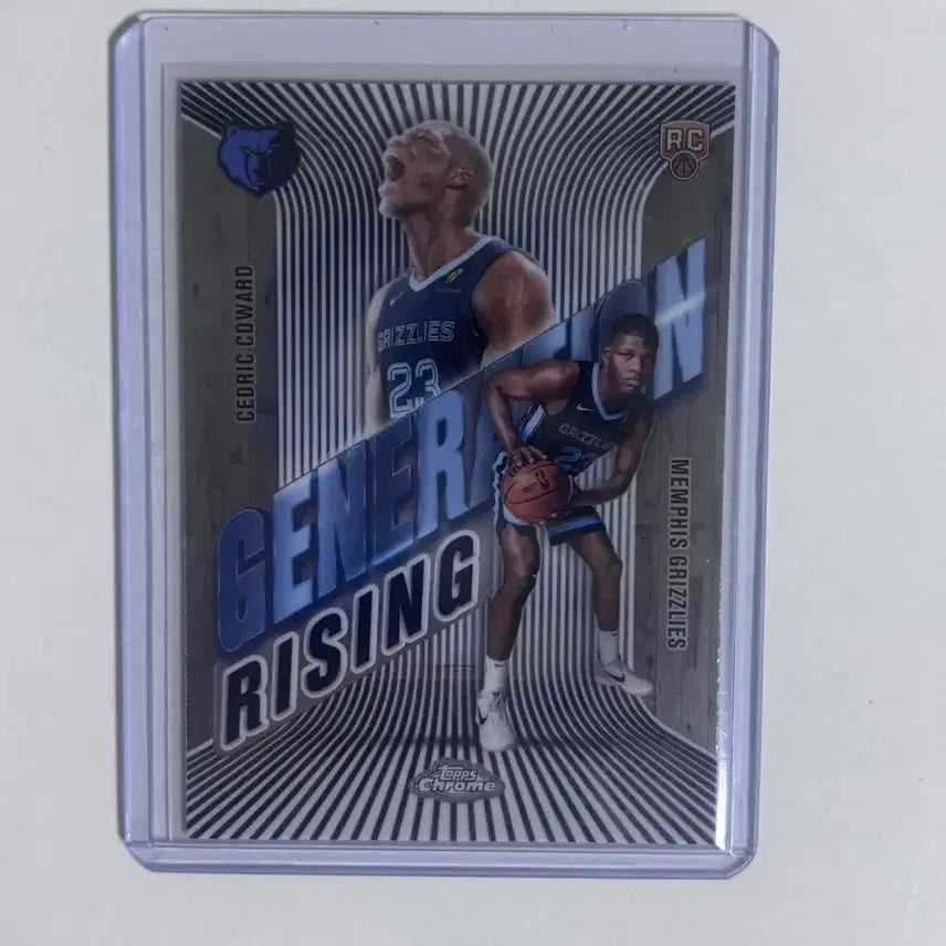 [BUNJANG] Memphis Cedric Cward Rookie Tops Chrome Basketball Card / 멤피스 세드릭 카워드 루키 탑스 크롬 농구 카드