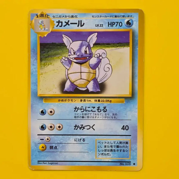 [BUNJANG] Pokemon Card Japanese 1st Edition Wartortle Collectible / 포켓몬카드 일판 어니부기 초기 일본판 소장용 앨범용