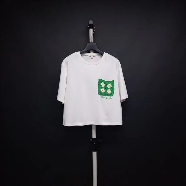 [BUNJANG] Plastic Island Loose Fit Short T-Shirt / 플라스틱아일랜드  춘하추 루즈핏 숏 티셔츠 44-66