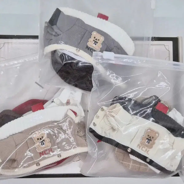 [BUNJANG] WOOBLE HOW R U, bear? "All in Box Set" Chocolate Latte Oreo Bear Series Unattributed Doll Clothes / 10cm 하우아유베어 올인 박스 세트 초코 라떼 오레오 베어시리즈 무속성 인형옷 누이옷 솜깅 솜인형 우블 WOOBLE HOW R U, bear?