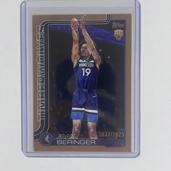 [BUNJANG] Joan Berringer 2025 Rookie Limited Edition Basketball Card / 조안 베링어 미네소타 루키 2025한정 농구 카드