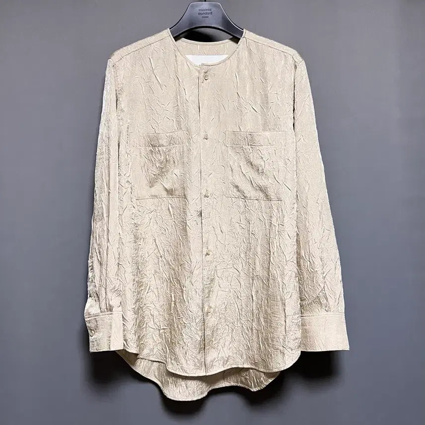 [BUNJANG] Andersson Bell Carallice Wrinkle Shirt Ivory M / 앤더슨벨 카라리스 링클 셔츠 아이보리 M