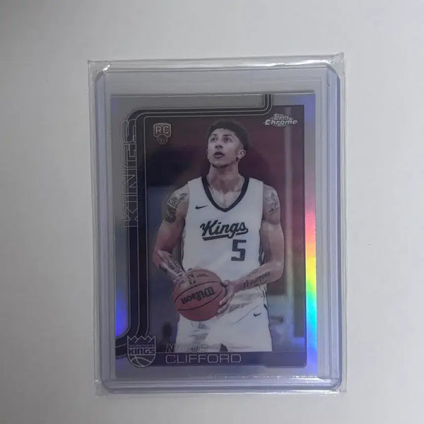 [BUNJANG] Sacramento Kings Nick Clinfor Rookie Refractor Basketball Card / 새크라멘토 킹스 니케 클리포드 루키 리플렉터 농구 카드