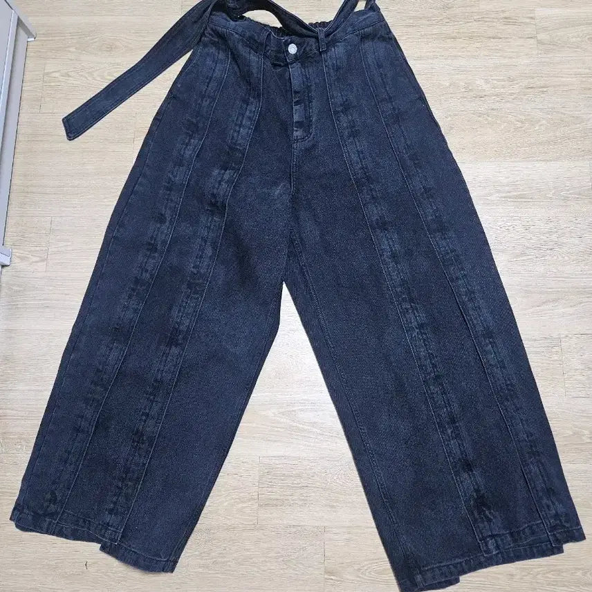 [BUNJANG] Songzio Homme Vertical Black Denim Jeans / 송지오 옴므 버티컬 흑청데님 78