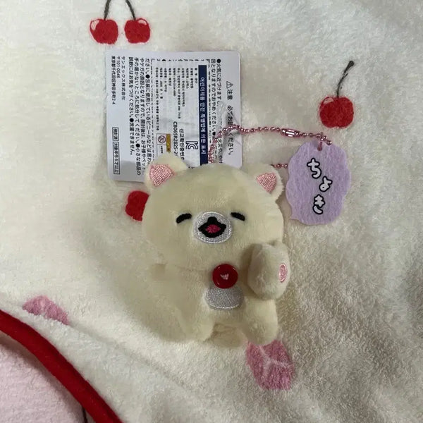 [BUNJANG] Rilakkuma Korilakkuma Yuruyuru Plush Keychain / 코리락쿠마 유루유루 인형 키링
