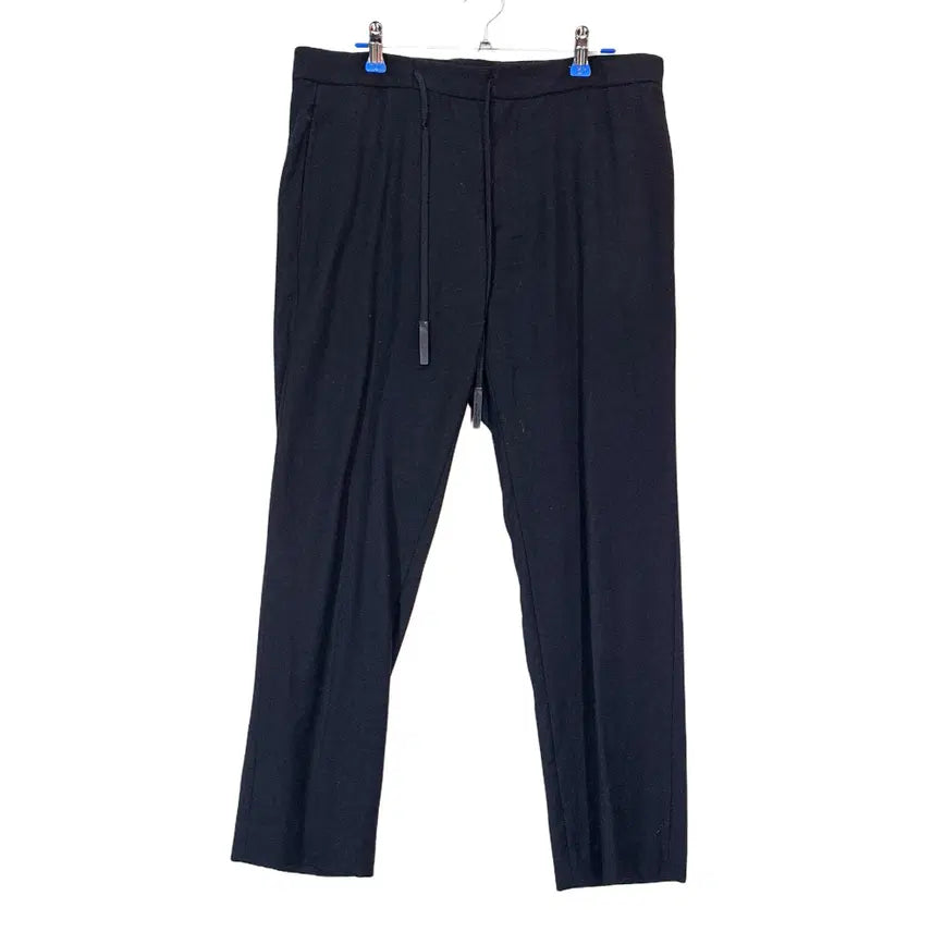 [BUNJANG] DPAPAREL Men's Minimal Semi-Wide Fit Trousers Black Wool Blend / 디피어페럴 남성 미니멀 세미와이드핏 바지 30 블랙 25698