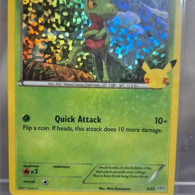 [BUNJANG] Pokemon 25th Anniversary Torterra Holo Card / [포켓몬카드 북미] 25주년 나무지기 홀로 3/25